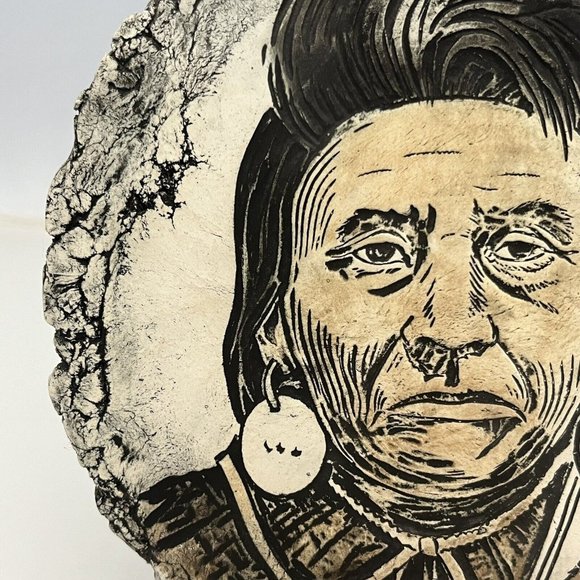 Shapes Of Clay By Stan Langtwait Mount St Helen Ash Native American Chief Joseph - Picture 4 of 16